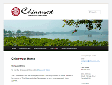 Tablet Screenshot of chinawest.com.au